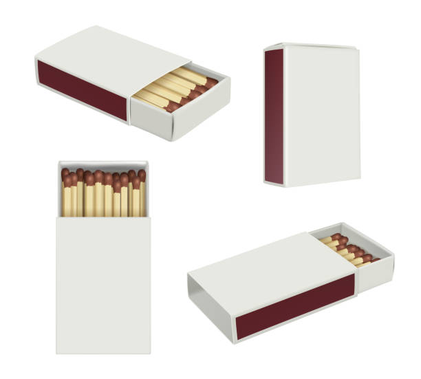 Matchboxes Realistic Burning Stick Matches Containers For Wooden