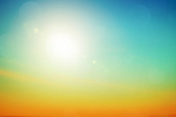 istock Relaxing outdoors vacation landscape concept: Abstract blurred sunlight beach colorful blurred bokeh background with retro effect autumn sunset sky have blue bright, white, and color orange calm. 1408657671