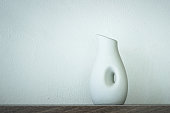 istock A minimal ceramic flower vase - Interior decoration. 1408658075