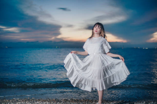 istock woman in the sea 1408659232