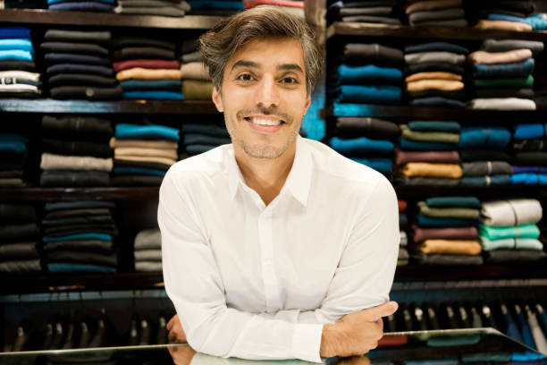 istock Confident male men's store owner 1408666799