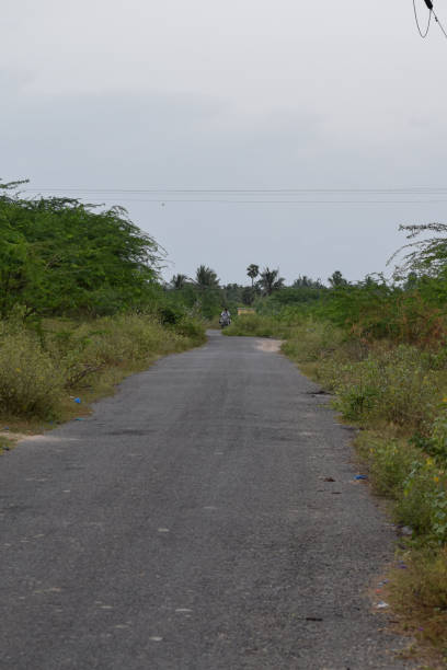 View of a long road