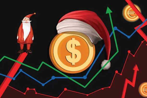 Vector illustration of Holiday Inflation 2023