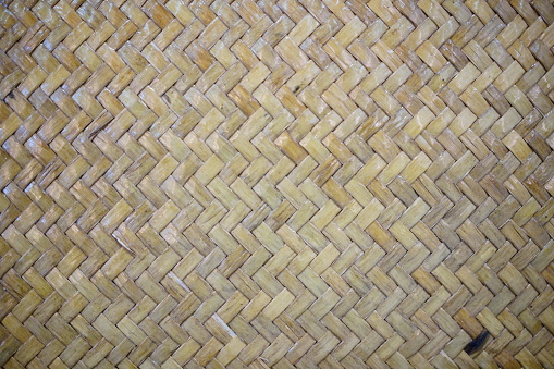 Old bamboo weaving pattern,
