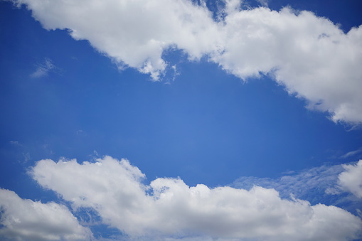 Blue sky in nature background