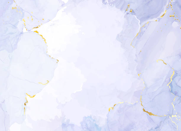 パープルモーヴ水彩液塗装ベクトルデザインカード - marble textured stone backgrounds点のイラスト素材／クリップアート素材／マンガ素材／アイコン素材