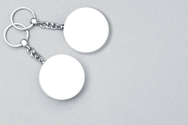 istock Key chain mockup display design. Keychain mock up 1408695173