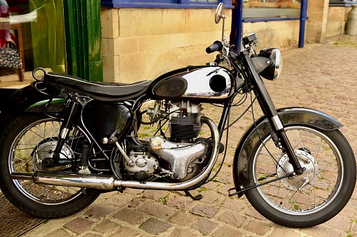 1950-1960 English motorcycle