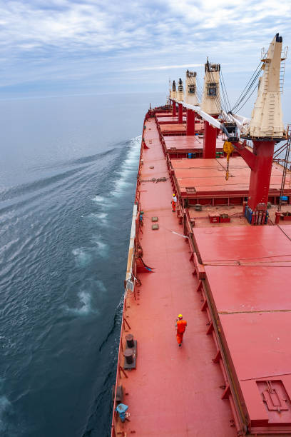 istock Bulk Carrier Vessel Sailing at Ocean 1408711584