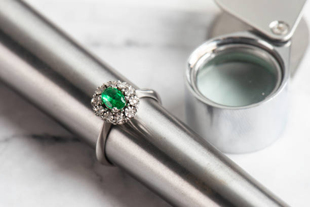 Jewellery equipment on the white background.