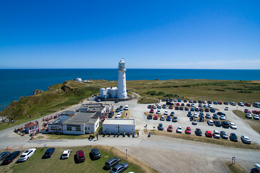 Flamborough Head Lighthouse is an active lighthouse located at Flamborough, East Riding of Yorkshire Jurassic coastline