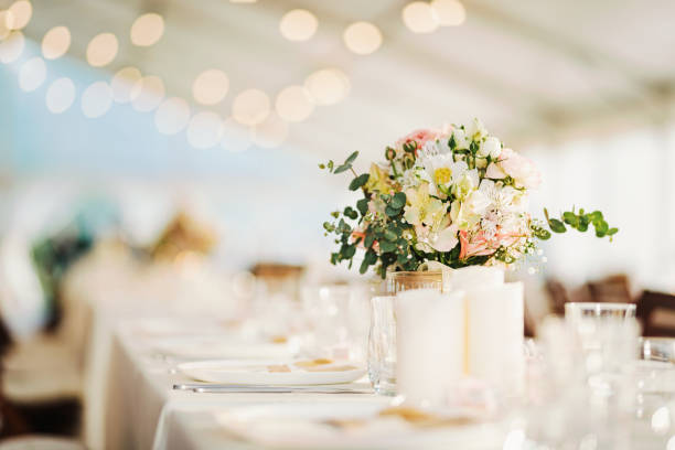 istock Fresh flowers wedding decoration 1408734258