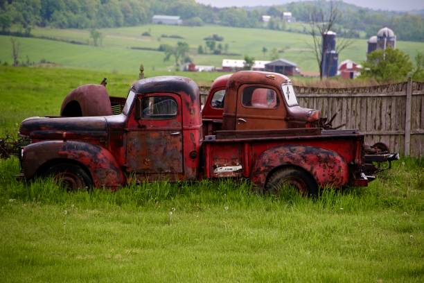 istock Red Truck 1408745386