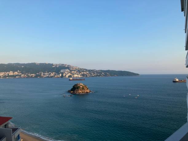 istock blue ocean view of the acapulco bay 1408751724