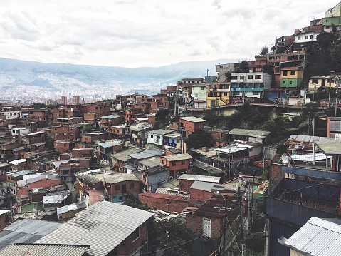 View over Comuna 13 in Medellín, Colombia. Processed with VSCO with t1 preset