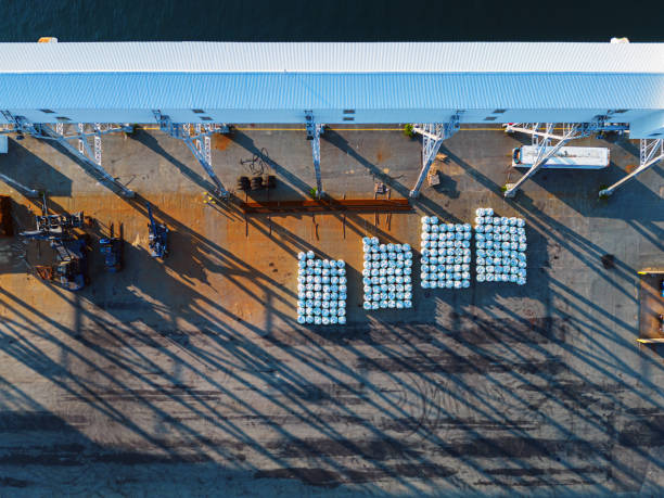 Aerial View of Pier