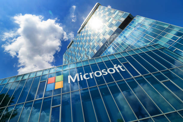 siedziba firmy microsoft w bukareszcie w rumunii - central europe obrazy zdjęcia i obrazy z banku zdjęć