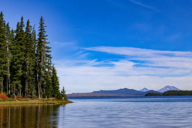 Mountain lake in the Cascade Range, Oregon