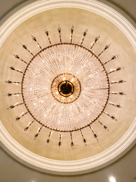 A beautiful, ornate chandelier
