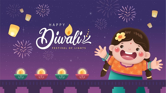 Free download of diwali cartoon vector graphics and illustrations, page 21