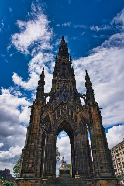 istock Scott monument gothic architecture, Edinburgh, Midlothian, Scotland, Britain 1408800367