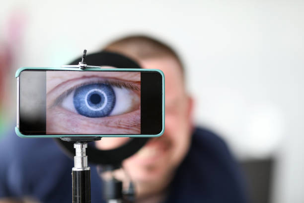 istock Beautiful blue colour of eye 1408801813