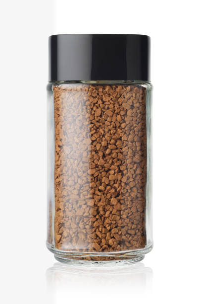 istock Jar of instant coffee isolated. 1408805933