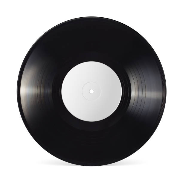 istock 10-inch vinyl EP record isolated on white background. 1408805999