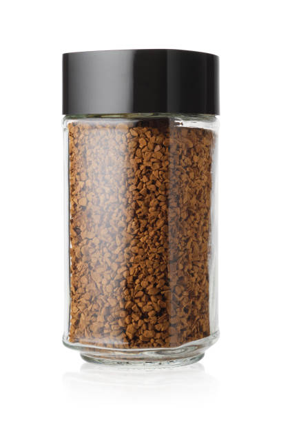 istock Jar of instant coffee isolated. 1408806058