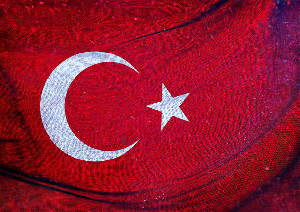 istock Turkey, Turkish State and Turkish Flag - 3D Render 1408834836