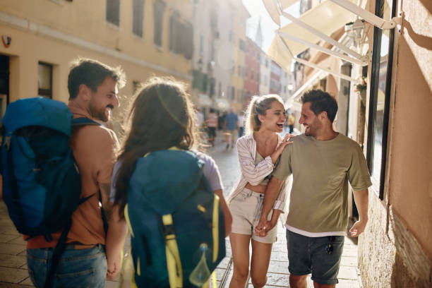 istock Walking on the city street! 1408836898