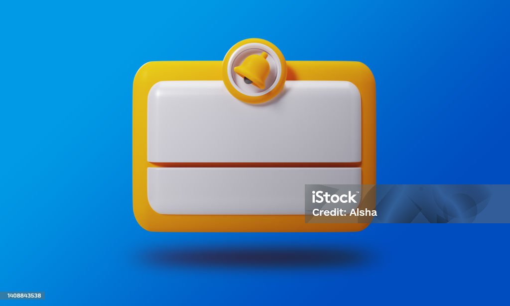 Video Rendering Complete Notification 3d Rendering Notification Box Interface Mockup Stock Photo - Download ...