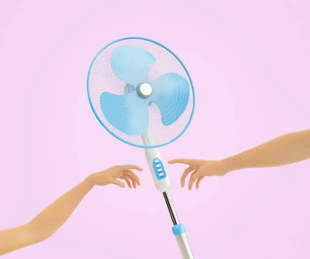 Photo of People reaching out to fan