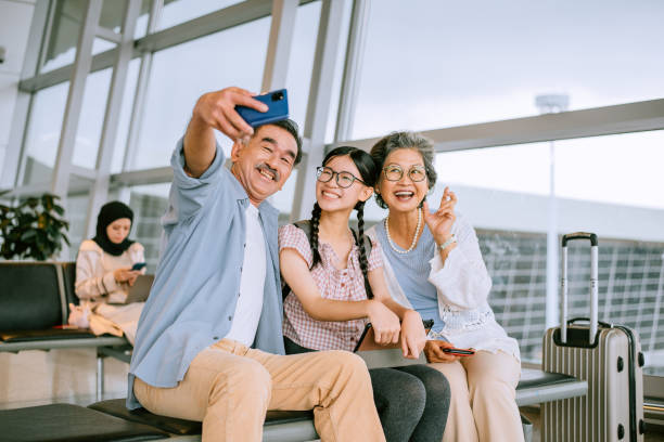 istock Selfie at the airport 1408846723