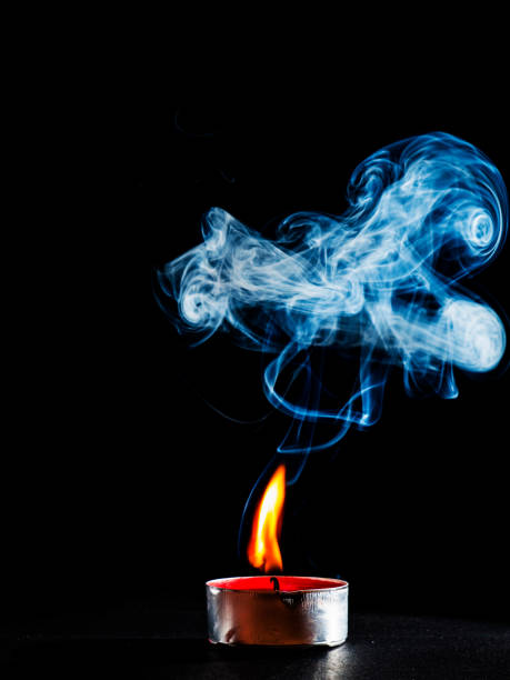 istock Smoke Of Matchstick On Candle Flame 1408848562