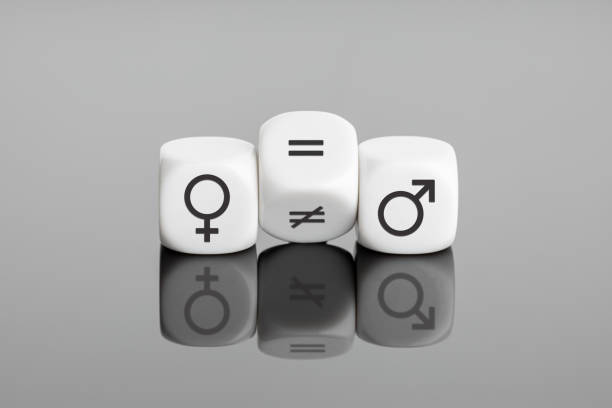 Gender equality concept stock photo