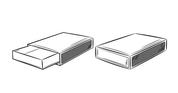 Vector illustration of Маленькая коробка для хранения