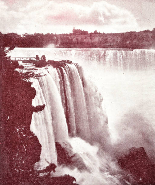 istock Niagara falls, horseshoe case seen from goats island 1408875469