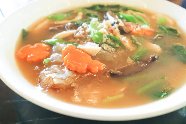 noodles or stir fried noodles, vegetable soup or Chinese noodles