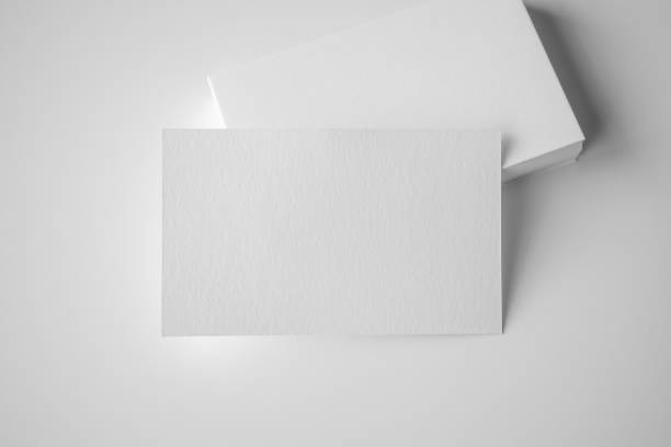 istock Mockup white business card on white background 1408882680