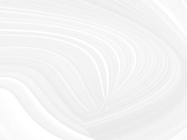 istock beautiful Clean fashion woven soft fabric abstract smooth curve shape decorative textile white backgrounds 1408883066
