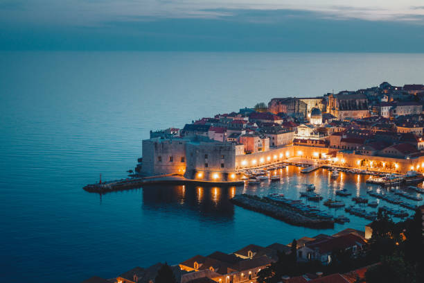 istock City Of Dubrovnik At Night 1408889595