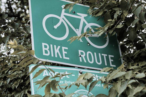 istock Bike route 1408892753