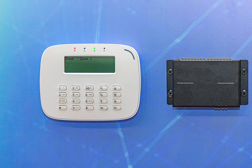 Smart Home Alarm Control Keypad and Main Unit Security System