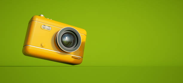 istock Photography camera yellow and green 1408898691