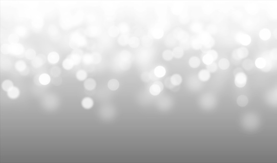 White Bokeh Abstract Holiday Background