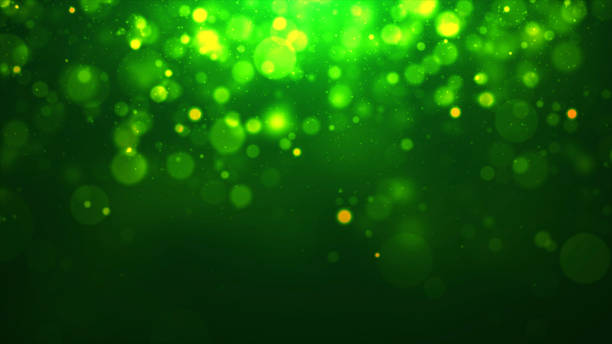 istock Green Abstract Bokeh Lights Background 1408898912