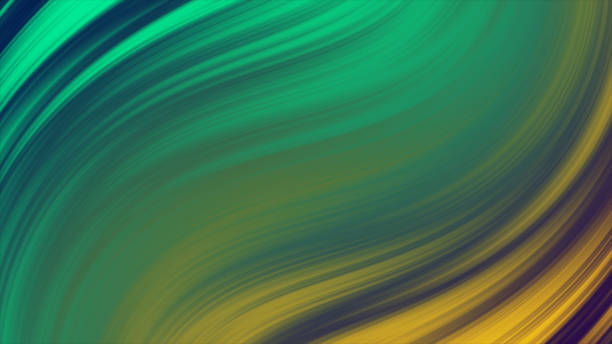 istock Abstract colorful wavy swirl background 1408898923
