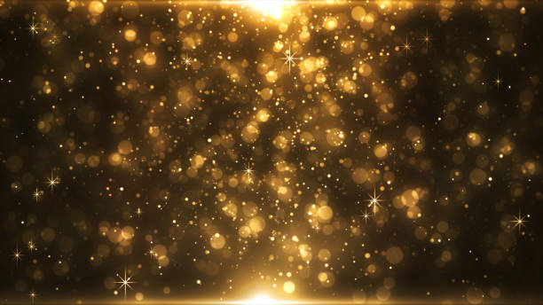 istock Abstract Golden Bokeh Lights Background 1408898995