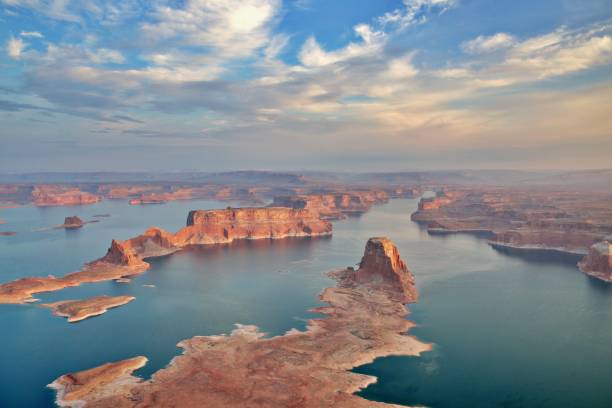 istock Aerial view over Lake Powell 1408900585